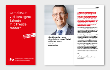 Imagebroschüre des Fördervereins